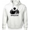 Apalucha chalupa - Oversized mikina pánska Moon - kratšia + širšia - S ( Biela )