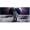 Foto obraz sklo tvrzené kozmonaut 100x50 cm