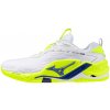 Mizuno WAVE STEALTH NEO 2 X1GA240039 White / Lightning Yellow / Dazzlin, UK 11, EU 46, US 12, 30 cm