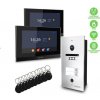 EVOLVEO DoorPhone ID-2, 2drátový videotelefon pro dva byty s RFID, otiskem prstu a podporou ONVIF kamer DP-ID-2-S