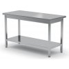 Hendi 811528 Pracovný stôl s policou, montovaný 1200x600x850 mm