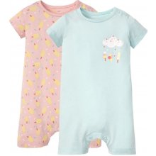 LUPILU Dievčenské pyžamo 2kusy viacfarebná ružová tyrkysová