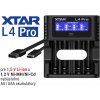 XTAR L4 Pro Inteligentná nabíjačka pre AA/AAA 1,2V NI-MH a 1,5V lítiové batérie