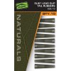 Fox Naturals Slik Lead Clips Tail Rubbers Size 7