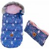Baby Nellys maxi PREMIUM Líška granátový 110x50cm + rukávník zadarmo
