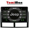 TomiMax Jeep Grand Cherokee Android 14 autorádio s WIFI, GPS, USB, BT HW výbava: QLED 8 Core 8GB+256GB HIGH - iba displej A,C