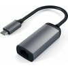 Satechi adaptér USB-C to Gigabit Ethernet - Space Gray Aluminium ST-TCENM