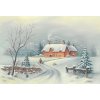 Obraz Zimná krajinka 33, VBart PREVEDENIE: OBRAZ na plátne blindrám, ROZMER v cm/TYP OKRAJA: 120x80