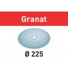 FESTOOL 205669 Brúsne kotúče STF D225/128 P320 GR/5 Granat