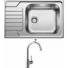 Blanco DINAS XL 6 S Compact nerez kartáčovaný 525121 + Blanco MIDA chróm 517742