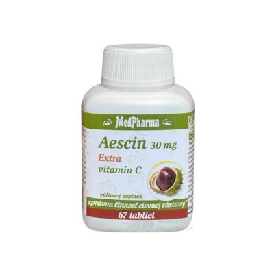 MedPharma Aescin 30 mg Extra vitamín C tbl 1x67 ks