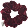 Gumička Scrunchie zamatová luxusná Maxi bordová