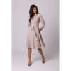BeWear Dámske spoločenské šaty Ibliramur B255 béžová XL
