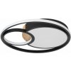 RABALUX 71044 Leola stropné svietidlo LED D480mm 81W/3800lm 3000+4000+6000K čierna, biela, stmievateľné, diaľkový ovládač