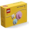 LEGO® Hangers Set biely / svetlo modrý / ružový 3 ks