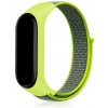 MojRemienok.sk Nylónový náhradný náramok na suchý zips pre Mi Band 7 Farba: reflexná zelená