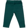 Dojčenské bavlnené legíny New Baby Leggings tmavo zelené