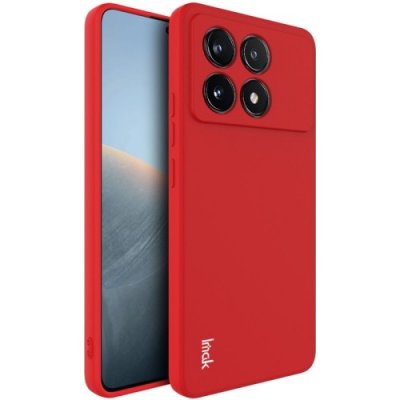IMAK RUBBER Silikónový Xiaomi Poco X6 Pro 5G červené