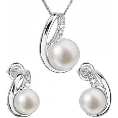 Evolution Group Súprava strieborných šperkov s pravými perlami 29042.1