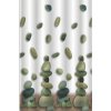 Aqualine 23031 sprchový záves 180x200cm, 100% polyester, kamene