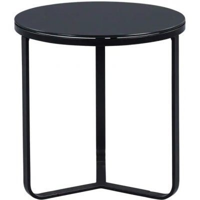 Okrúhly konferenčný stolík Boston 50 cm, černý