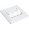 Solarix Networks Limited Zásuvka modulárna SX9-3-0-WH pre 3 keystony pod omietku biela - 23100103