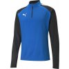 Pánska futbalová mikina Puma, TEAMLIGA 1/4 ZIP TOP modrá,čierna,biela M
