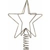 Ib Laursen Vianočná hviezda na stromček Star Antique Brass