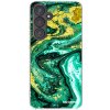 Picasee silikónový prehľadný obal pre Samsung Galaxy S24 FE S721B - Green Gold