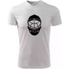 Florbal maska - Pánske tričko Fantasy športové - L ( Biela )