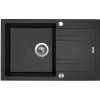 Granitový drez Sinks LINEA 780 XC Metalblack