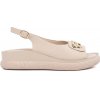 GOODIN Flat sandals beige with decoration krémová 37 GOODIN 0000296776795