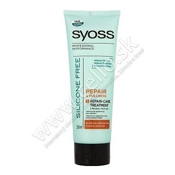 Syoss Silicone Free Repair and Fullness Kúra pre intenzívnu regeneráciu normálnych a poškodených vlasov 250 ml