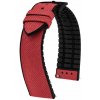 Textilný remienok Hirsch Arne M 0925090160-5, červený, textil/prírodná guma, dĺžka M, Quick Release 20 mm