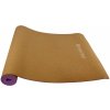 Podložka na cvičenie MASTER Yoga 4 mm - 183 x 61 cm - korková - fialová