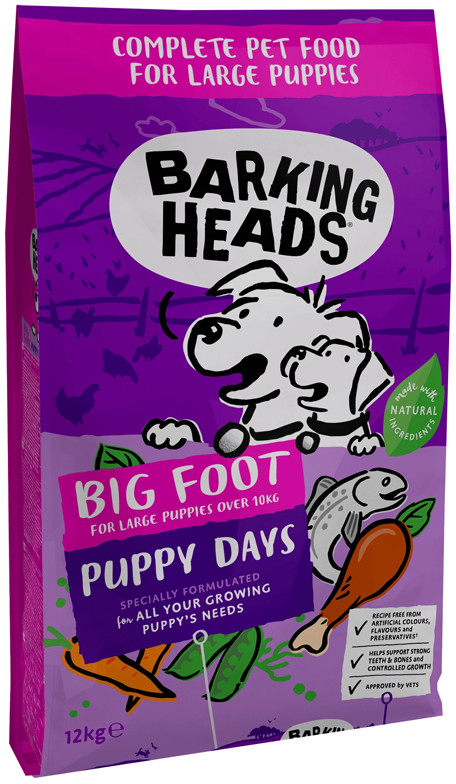 Barking Heads Puppy Days New Large Breed 12 kg