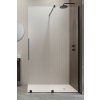 RADAWAY FURO BLACK WALK-IN 120cm pravá sprchová stena s posuvným dielom, profil čierny, sklo číre - s bočnou vzperou