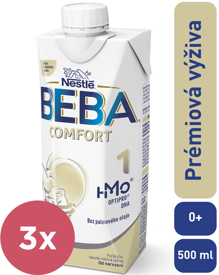 BEBA 1 Comfort HM-O 3 x 500 ml