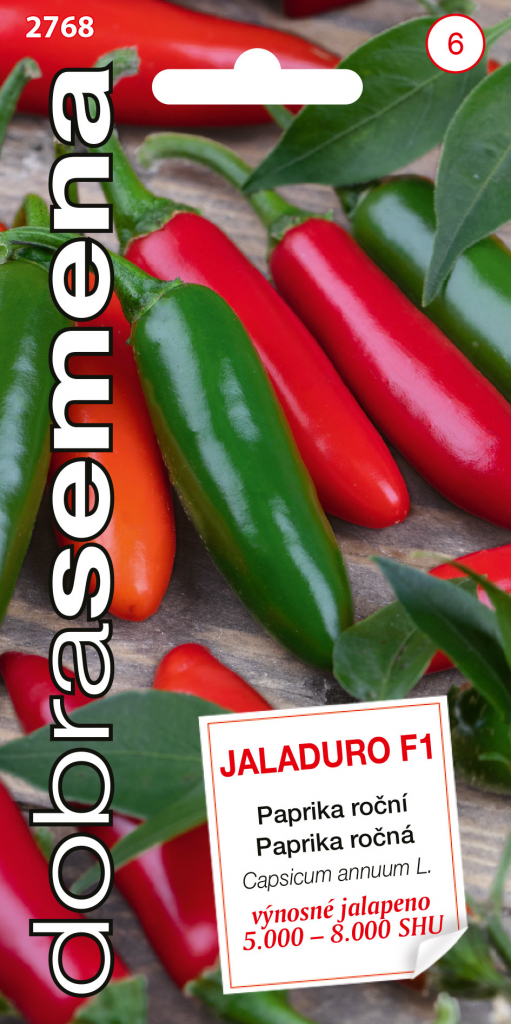 Dobré semená Paprika zeleninová - Jaladuro F1, jalapeno 10s
