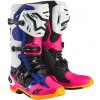 ALPINESTARS topánky TECH 10 Coast white/dark blue/pink/fluo yellow/orange/black - 47