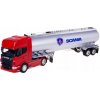 Nákladné auto s cisternou Welly Transporter Scania V8 R730 1:32