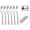 Dezertná vidlička lesklá Chomik Cook line 6 ks