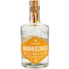 Marsen Traditional Marhuľovica 52% 0,5 l (čistá fľaša)