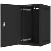 LANBERG RACK CABINET 10” WALL-MOUNT 9U/280X310 FOR SELF-ASSEMBLY WITH METAL DOOR BLACK (FLAT PACK)