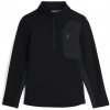 Pánsky funkčný sveter Spyder, BANDIT 1/2 ZIP čierna M