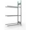 Regál na pneumatiky SCHULTE, prídavné pole, 3 úrovne, šírka police 1150 mm, 1156x436x2000 mm
