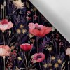 Takoy Látka s potlačou nepremokavý polyester TD / NS poppy violet-NS-13163