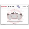 Sada brzdových platničiek kotúčovej brzdy BREMBO P 65 032