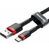Baseus CATKLF-B91 Cafule USB-C 3A, 1m, červený