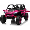 JOKO Elektrické Autíčko Buggy 4x4 KCK, penové kolesá, kožené sedadlo, 4x50W 24V, nosnosť 50kg, ružové